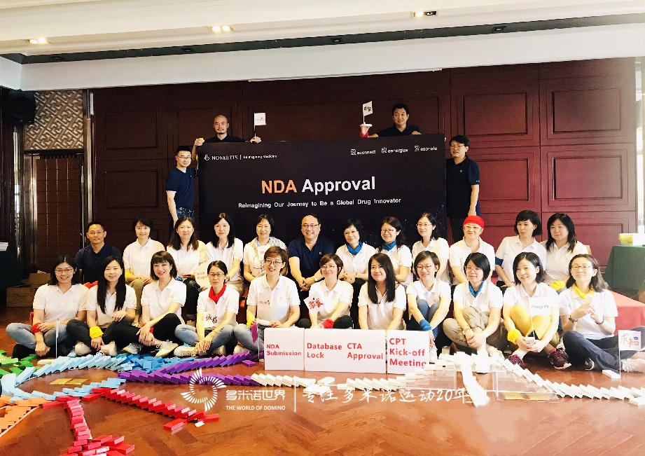 以多米諾骨牌的方式詮釋新藥開發之旅